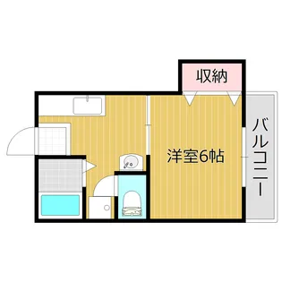 メゾンクマシロ【2階】の間取り