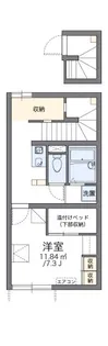 レオパレスサヤンフォレスト【2階】の間取り