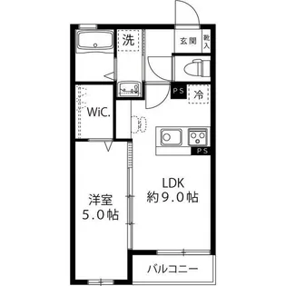 ソレアード町田【2階】の間取り