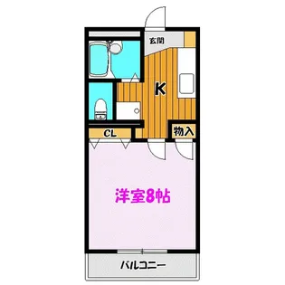 パークヒルズ亀田【3階】の間取り