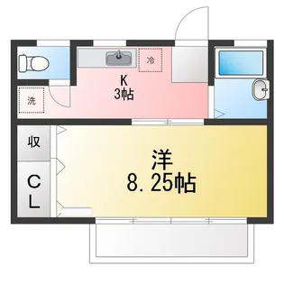 STUDIO DEMAIN【1階】の間取り