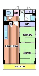 ウィングレスト【2階】の間取り