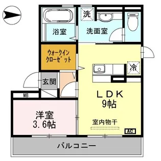 グランツェーレ【2階】の間取り