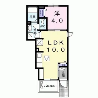 BEST HOUSE III A【1階】の間取り