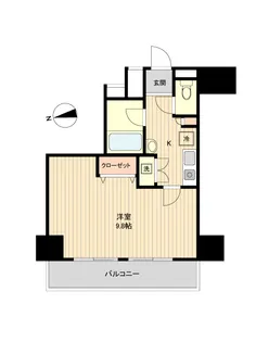 ラクラス新御徒町【5階】の間取り