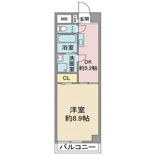 可児 ハイツ【1階】の間取り