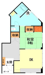 メゾン八幡山【1階】の間取り