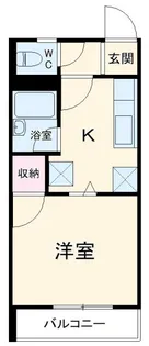 レクリオヒロ西池新田【1階】の間取り