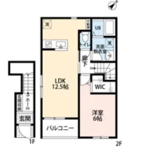 リーブルファイン川口東本郷【2階】の間取り