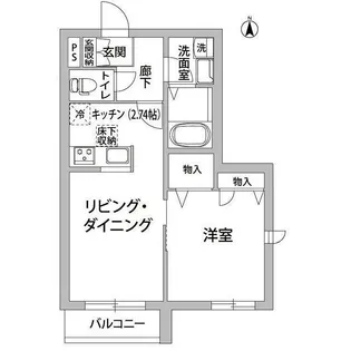 ルヴェ・デュ・ソレイユ【2階】の間取り