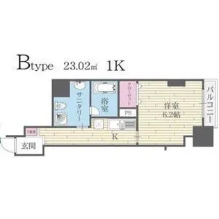 HF河原町二条レジデンス【6階】の間取り