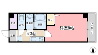 ボヌール小野【3階】の間取り