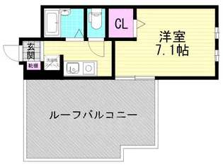 ドリームネオポリス北鴻池【4階】の間取り