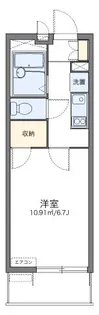 レオパレスノーブル シャトーII【2階】の間取り