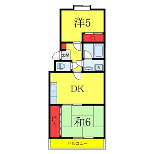 ウインヒルズ【2階】の間取り