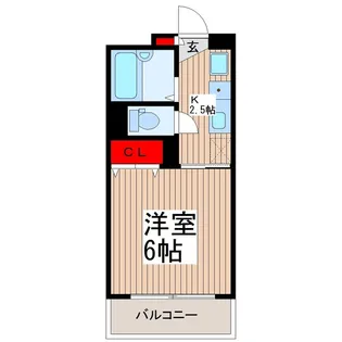 アミュレットナカダ【2階】の間取り