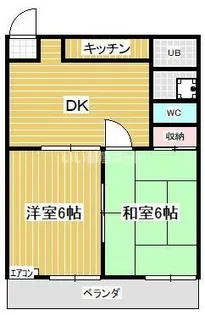 ワシミヤビル【4階】の間取り