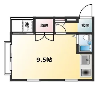 カナディアンハイツ宮前【2階】の間取り