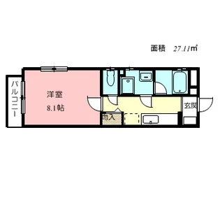 ヴィアーレ・バンビーニ【1階】の間取り