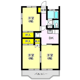 エールハイツ【2階】の間取り