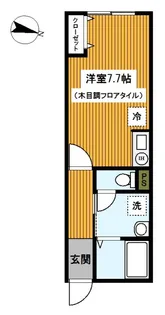 ブレジオ横須賀【1階】の間取り