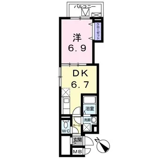 ルーチェ【3階】の間取り