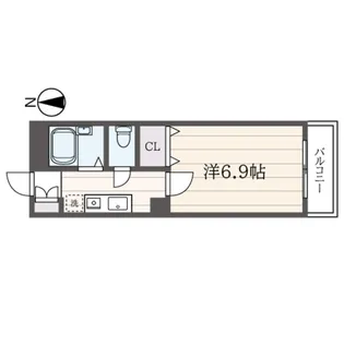 パレスK【1階】の間取り