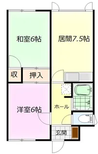 グリーンスポット【1階】の間取り