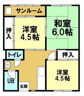 コートやまべ【2階】の間取り