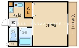 クレールコート【3階】の間取り