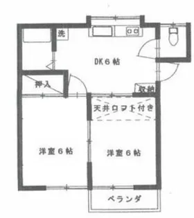 シャトーゆうき【2階】の間取り