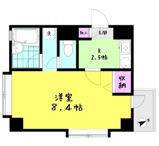 ルネッサンス【2階】の間取り