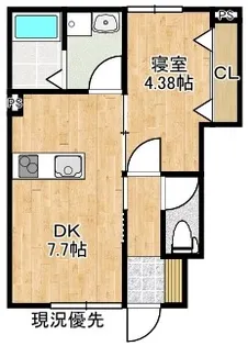 ソレイユルヴァン雑賀町【1階】の間取り