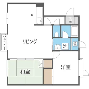 ピュアコート【2階】の間取り
