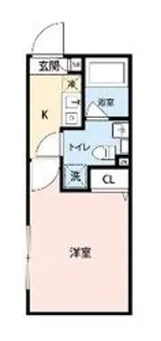 ミライズ平和島レジデンス【4階】の間取り