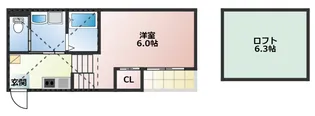 アーバンリュクス【1階】の間取り
