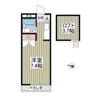スペースぬるみず【2階】の間取り