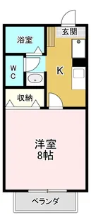 エスペランサ松ヶ瀬【1階】の間取り