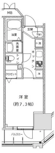 ライジングプレイス KAMEIDO【3階】の間取り