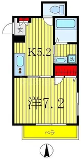 グレイスコートI【4階】の間取り