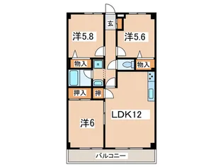 堀ビル【4階】の間取り