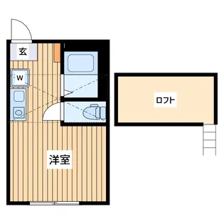 ヒルズ山手4【1階】の間取り