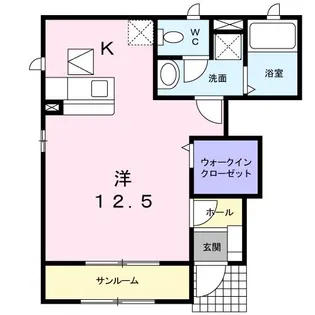 マロン【1階】の間取り