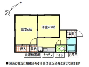 フロンティア21関間【2階】の間取り