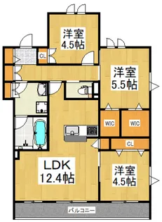 へーベルメゾン桜【2階】の間取り