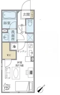 EVERTOW Libero KAMIIKEDAI【1階】の間取り