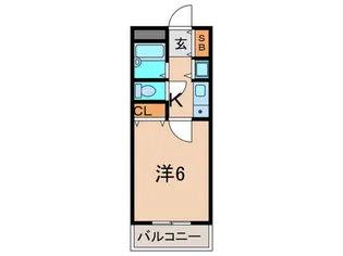 リエス伊丹駅前【4階】の間取り
