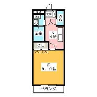 スターリィ・パレスI【1階】の間取り