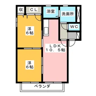 Felice B【1階】の間取り