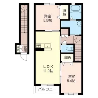 クレマチス【2階】の間取り